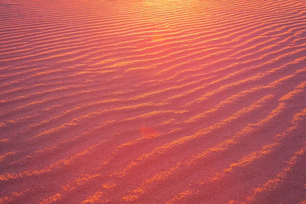 Sand pattern in the evening light — Stock Photo, Image