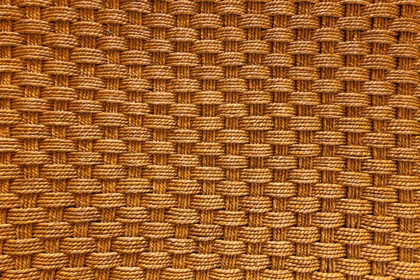 Pattern of straw rope surface, flat background — Stock Photo, Image