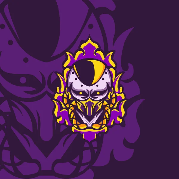 Violet Squad Tanda Tangan Untuk Maskot Tanda Tangan Atau Tim - Stok Vektor