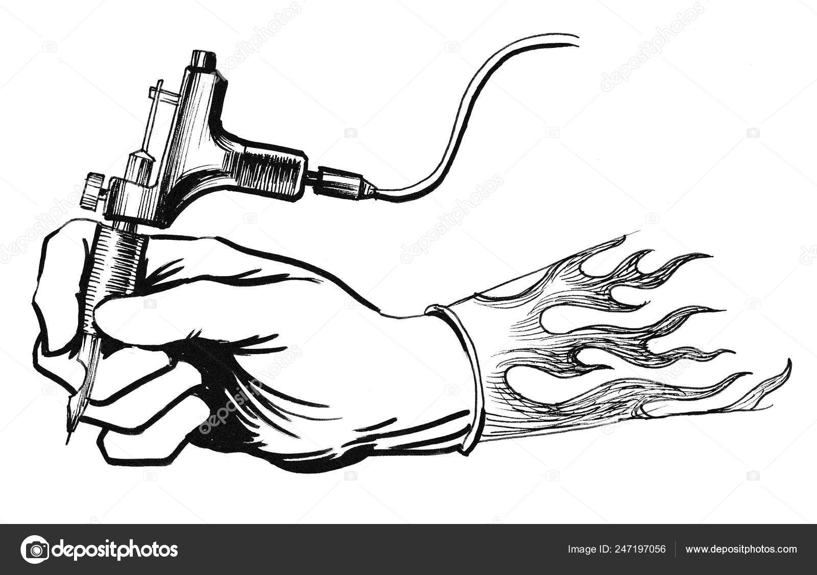 Hand Holding Tattoo Machine Images  Browse 4943 Stock Photos Vectors  and Video  Adobe Stock