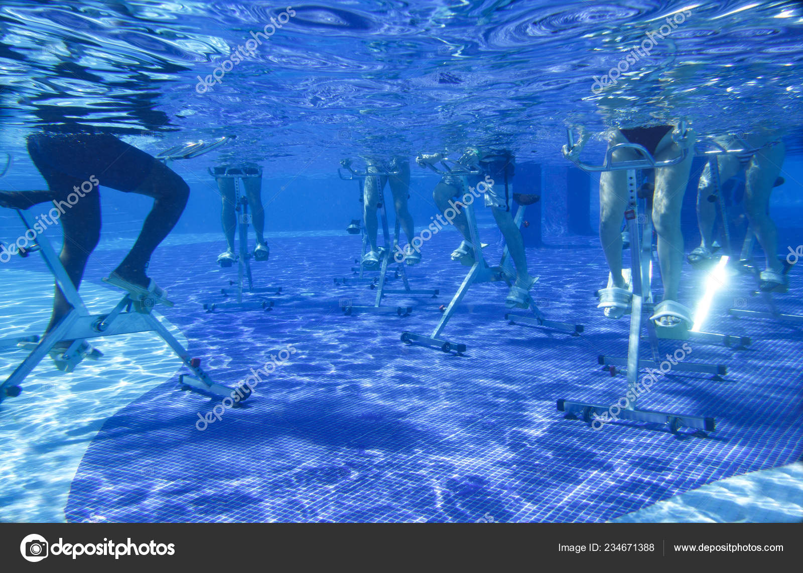 underwater exercise bike