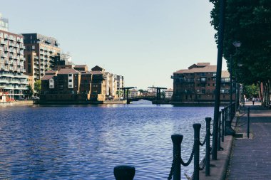 Glengall Köprüsü, Milwall Inner Dock, Isle of Dogs, Londra