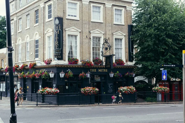 Mitre, lokalny pub Greenwich — Zdjęcie stockowe