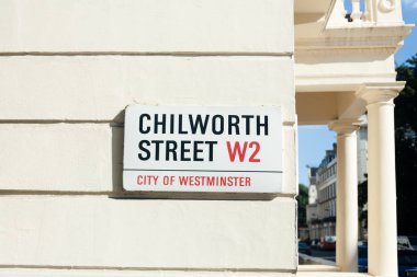 Chilworth Street isim işareti, Londra