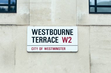 Westbourne Terrace isim işareti, Londra