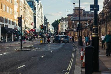 Buckingham Sarayı Yolu Victoria İstasyonu'na doğru, Londra