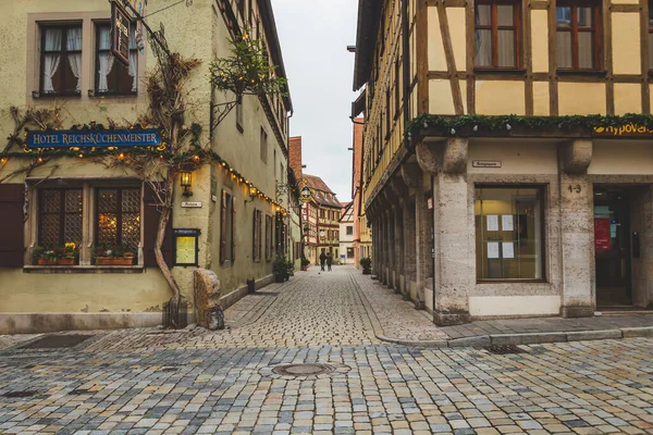 Rothenburg Germany Half Timbered Hours Old Town Rothenburg Der Tauber — стокове фото