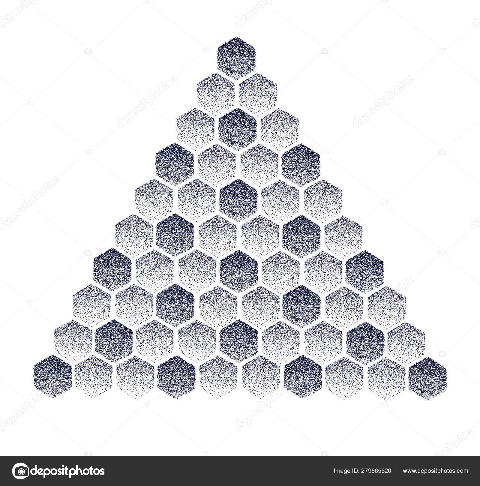 Hexagon Honeycomb Pattern Tattoo
