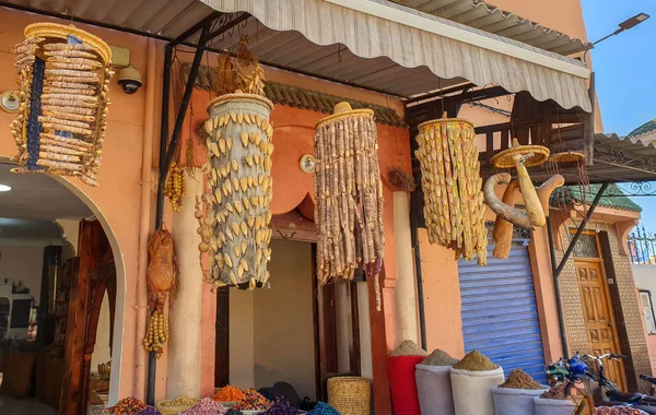Marokkanische Zahnbürsten, Marrakesch, Marokko — Stockfoto