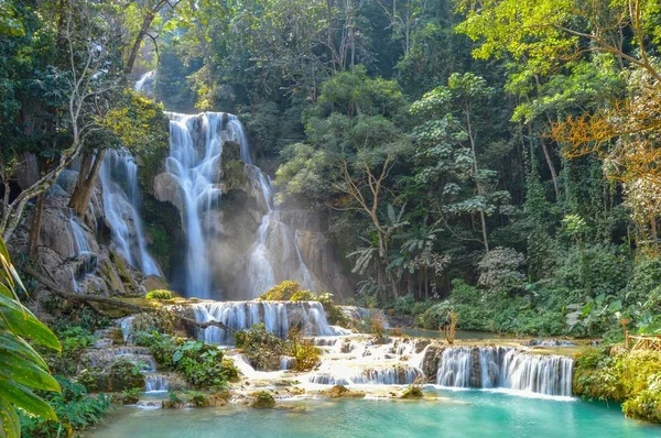 stock image Kuang Si Waterfalls Near Luang Prabang Laos