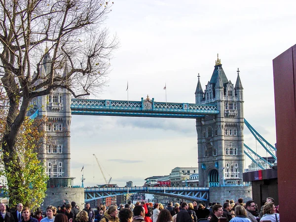 Famous Thames River Tower Bridge, London, England — Stock Photo, Image