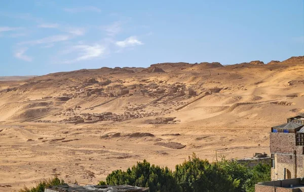 View of Desert Excavations from Cairo, Egypt — Stock Photo, Image