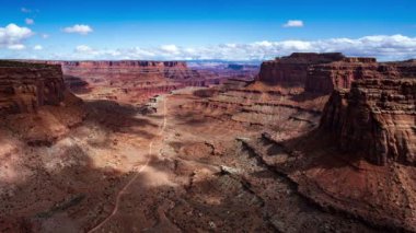Canyonlands Ulusal Parkı 4K Timelapse, Moab, Utah, ABD