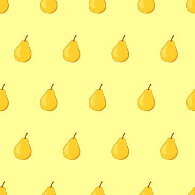 Armut dikişsiz desen, vektör. Sarı arka plan.