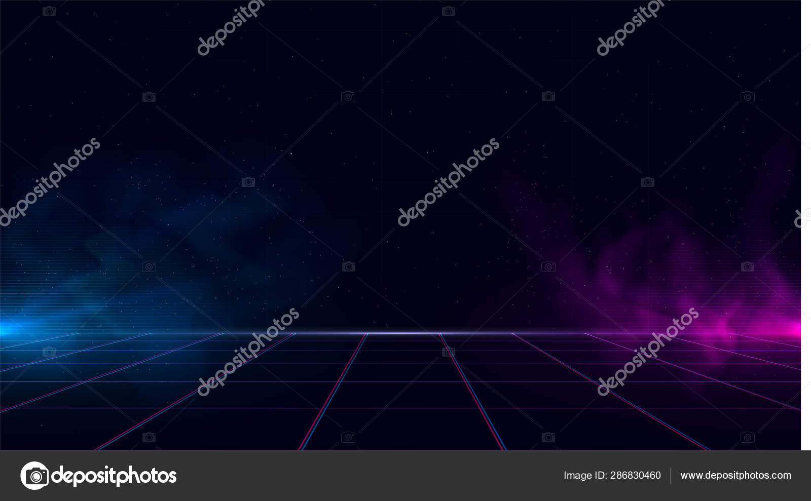 Synthwave Vaporwave Retrowave Cyber Background With Copy Space Laser Grid Starry Sky Blue And Purple Glows With Smoke And Particles Design For Poster Cover Wallpaper Web Banner Etc Vector Image By C Synthwave Vaporwave Retrowave Cyber Background With Copy Space Laser Grid Starry Sky Blue And Purple Glows With Smoke And Particles Design For Poster Cover Wallpaper Web Banner Etc Vector Image By C