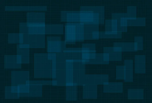 HUD темно-синий фон с тонкой сеткой. Дизайн для науки, искусственного интеллекта, нейронных сетей и hi-tech. Вектор — стоковый вектор