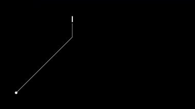 Bilim kurgu projeleri için Dinamik Arıza Çağrı HUD animasyonu. Alfa.