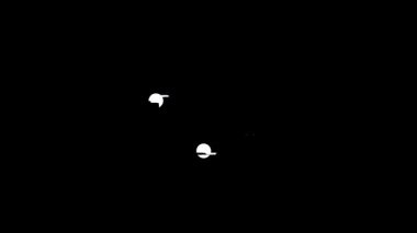 Glitch Preloader Animation With Looping Effect On A Dark Background.