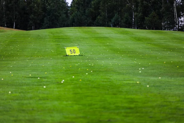 Hrát golf. Golfové hřiště — Stock fotografie