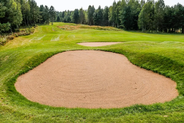 El obstáculo bunker campo de golf —  Fotos de Stock