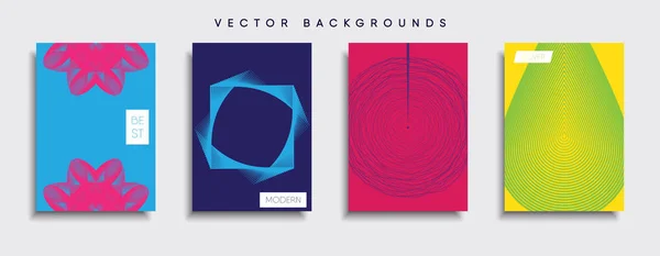 Vektor Cover Designs Zukünftige Plakatvorlage Smartphone Mit Modernem Hintergrund — Stockvektor