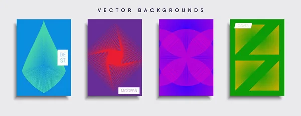 Vektor Cover Designs Zukünftige Plakatvorlage Smartphone Mit Modernem Hintergrund — Stockvektor