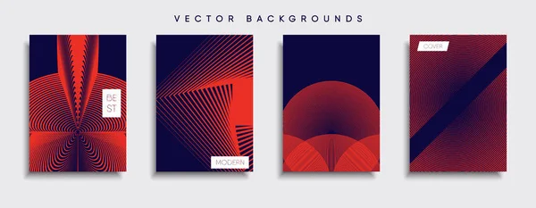 Vektor Cover Designs Zukünftige Plakatvorlage Smartphone Mit Modernem Hintergrund — Stockvektor