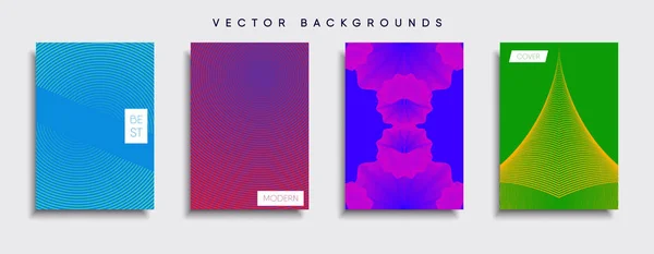 Vektor Cover Designs Zukünftige Plakatvorlage Smartphone Mit Modernem Hintergrund — Stockvektor