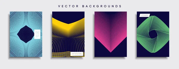 Vektor Cover Designs Zukünftige Plakatvorlage Smartphone Mit Modernem Hintergrund — Stockvektor