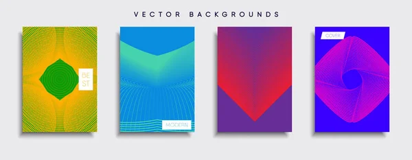 Vektor Cover Designs Zukünftige Plakatvorlage Smartphone Mit Modernem Hintergrund — Stockvektor