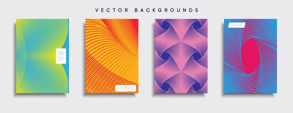 Vektor Cover Designs Zukünftige Plakatvorlage Smartphone Mit Modernem Hintergrund — Stockvektor