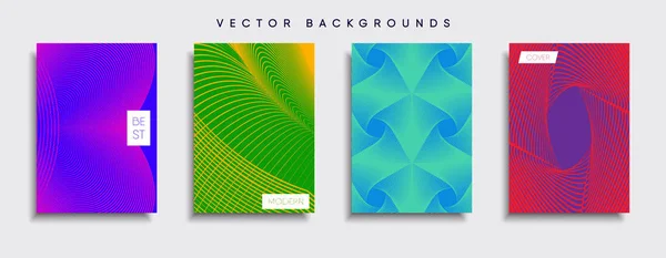 Vektor Cover Designs Zukünftige Plakatvorlage Smartphone Mit Modernem Hintergrund — Stockvektor