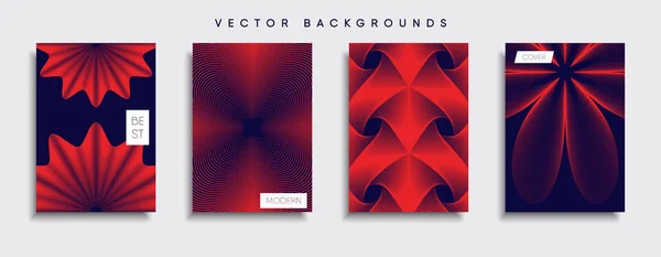 Vektor Cover Designs Zukünftige Plakatvorlage Smartphone Mit Modernem Hintergrund — Stockvektor