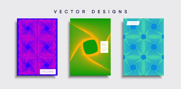 Vektor Cover Designs Zukünftige Plakatvorlage Smartphone Mit Modernem Hintergrund — Stockvektor