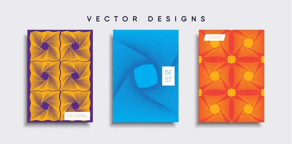 Desenhos Cobertura Vetorial Modelo Poster Futuro Smartphone Conjunto Fundo Moderno — Vetor de Stock