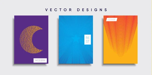 ベクトルのカバー デザイン 将来のポスターのテンプレートです スマート フォン モダンな背景セット — ストックベクタ