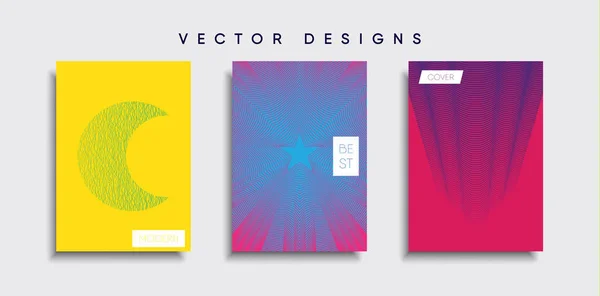 ベクトルのカバー デザイン 将来のポスターのテンプレートです スマート フォン モダンな背景セット — ストックベクタ