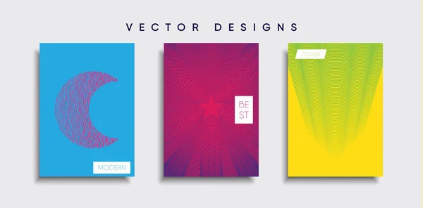 Vektor Cover Designs Zukünftige Plakatvorlage Smartphone Mit Modernem Hintergrund — Stockvektor