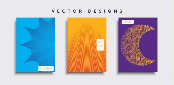 Vektor Cover Designs Zukünftige Plakatvorlage Smartphone Mit Modernem Hintergrund — Stockvektor