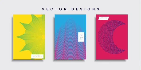 Vektor Cover Designs Zukünftige Plakatvorlage Smartphone Mit Modernem Hintergrund — Stockvektor