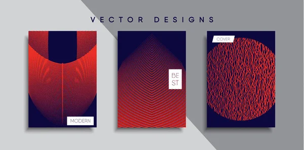 Vektor Cover Designs Zukünftige Plakatvorlage Smartphone Mit Modernem Hintergrund — Stockvektor