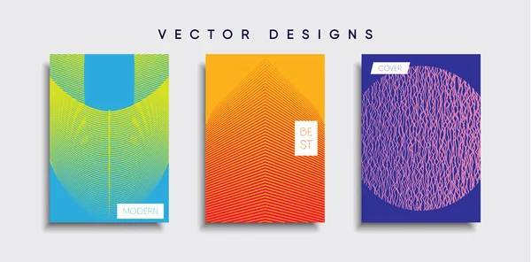 Vektor Cover Designs Zukünftige Plakatvorlage Smartphone Mit Modernem Hintergrund — Stockvektor