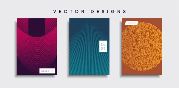 Vektor Cover Designs Zukünftige Plakatvorlage Smartphone Mit Modernem Hintergrund — Stockvektor