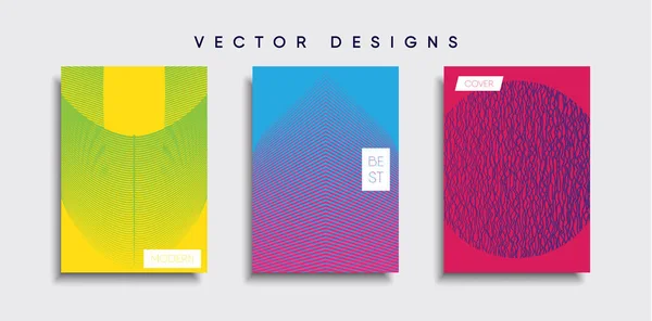 Vektor Cover Designs Zukünftige Plakatvorlage Smartphone Mit Modernem Hintergrund — Stockvektor