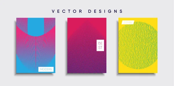 Vektor Cover Designs Zukünftige Plakatvorlage Smartphone Mit Modernem Hintergrund — Stockvektor