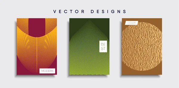 Vector cover designs. Future Poster template. Smartphone modern background set.