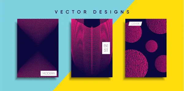 Vektor Cover Designs Zukünftige Plakatvorlage Smartphone Mit Modernem Hintergrund — Stockvektor