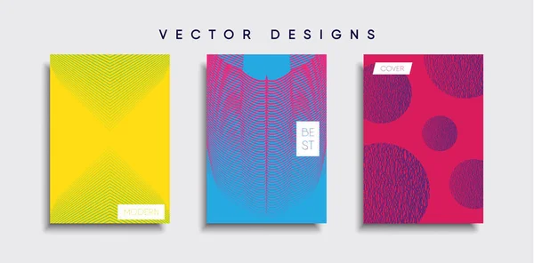 Vektor Cover Designs Zukünftige Plakatvorlage Smartphone Mit Modernem Hintergrund — Stockvektor