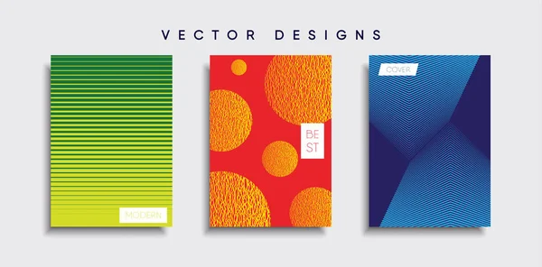 Vektor Cover Designs Zukünftige Plakatvorlage Smartphone Mit Modernem Hintergrund — Stockvektor