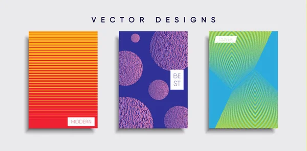 Vektor Cover Designs Zukünftige Plakatvorlage Smartphone Mit Modernem Hintergrund — Stockvektor